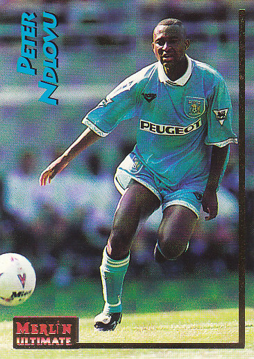 Peter Ndlovu Coventry City 1995/96 Merlin Ultimate #69